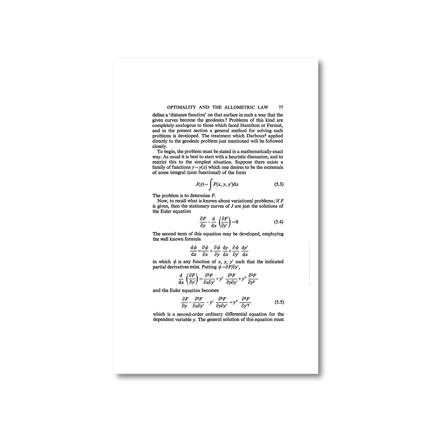 Optimality Principles in Biology