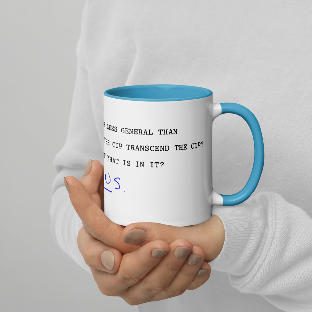 Mug: Is the empty cup more general?